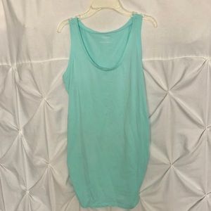 Light Blue Motherhood Maternity Tank